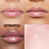 Maybelline Lifter Gloss, Hydrating Lip Gloss with Hyaluronic Acid, Ice, Pink Neutral, 0.18 Ounce 02 ICE 0.18 Fl Oz (Pack of 1)