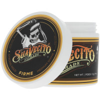 Suavecito Pomade Firme (Strong) Hold 4 oz, 1 Pack - Pomade For Men - Medium Shine Water Based Wax Like Flake Free Hair Gel - Easy To Wash Out - All Day Hold For All Hair Styles