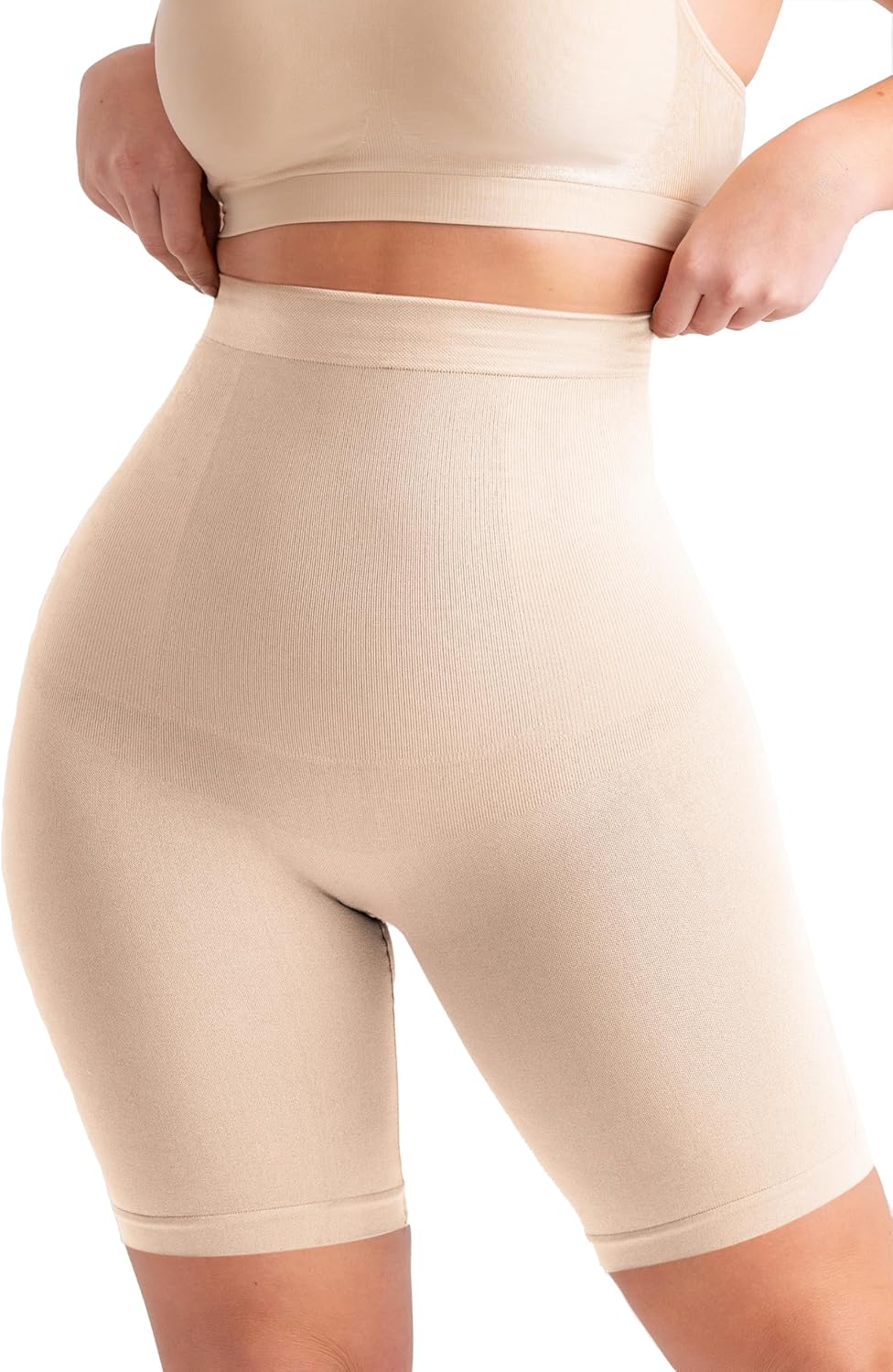 SHAPERMINT Shapewear for Women - High-Waisted Shapewear Tummy Control Shorts, Faja Body Shaper, Underwear for Women