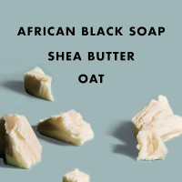 SheaMoisture Bar Soap for Troubled Skin African Black Soap Cleanser with Shea Butter 8 oz Black 8 Ounce (Pack of 1)