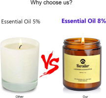 Aromatherapy Candles, Scented Candles, 7OZ Lavender Eucalyptus Candles Stress Relief and Relax for Home & Bedroom Gift for Women Birthday Christmas, Soy Wax Candle Lavender&Eucalyptus