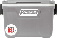 Coleman Classic Series Insulated Portable Cooler, Leak-Resistant Outdoor Hard Cooler Keeps Ice up to 5 Days, 52/70/120/150 Quart 52qt Rock Grey