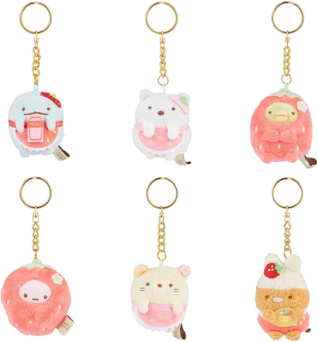 SUMIKKOGURASHI San-X Original Strawberry Series Blind Box - 1 out of 6 pcs 1 Random Box