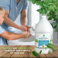 AntiMicrobial Hand Soap - Antibacterial Hand Soap Moisturizing - Liquid Hand Soap Refill Antibacterial Gallon - Moisturizing Hand Soap Antibacterial - Gentle Hand Soap - 1 US Gallon 1 Gallon (Pack of 1)