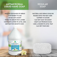 AntiMicrobial Hand Soap - Antibacterial Hand Soap Moisturizing - Liquid Hand Soap Refill Antibacterial Gallon - Moisturizing Hand Soap Antibacterial - Gentle Hand Soap - 1 US Gallon 1 Gallon (Pack of 1)