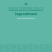 Oxbow Simple Rewards Small Pet Treats, Freeze Dried Fruit, Guinea Pig & Bunny Treats, Healthy Pet Fruit Snack for Rabbit & Guinea Pig, Freeze Dried Strawberries, 0.5 oz Bag Strawberry 0.5 Ounce (Pack of 1)