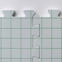 Boye Interlocking Needlepoint, Knitting, and Crochet Blocking Boards, 12'' W x 12'' L, White, 4 Pc 12