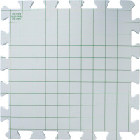 Boye Interlocking Needlepoint, Knitting, and Crochet Blocking Boards, 12'' W x 12'' L, White, 4 Pc 12