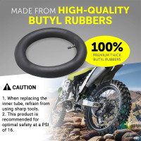 AR-PRO (2-Pack) 2.50/2.75-10 Dirt Bike Replacement Inner Tubes Heavy Duty|Compatible with Honda Crf50 /Xr50, Razor MX650 / MX500, Suzuki DRZ70 / JR50, Yamaha PW50 2.50/2.75-10