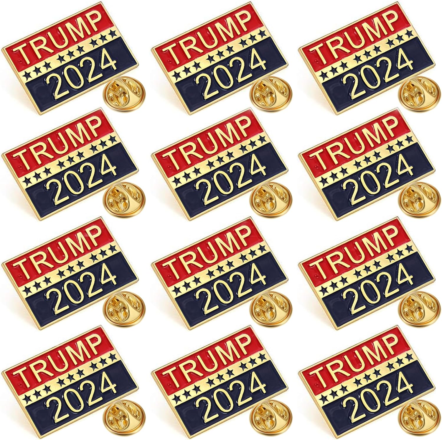 Show Your Support for Trump's 2024 Run with Trump Pins 2024 - Trump Lapel Pins for the 2024 President Election!