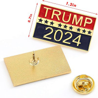 Show Your Support for Trump's 2024 Run with Trump Pins 2024 - Trump Lapel Pins for the 2024 President Election!