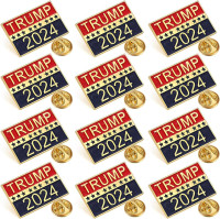 Show Your Support for Trump's 2024 Run with Trump Pins 2024 - Trump Lapel Pins for the 2024 President Election!