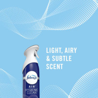 Febreze Air Freshener, Air Effects Hygienic Air Cleaning Spray, Clean Splash Scent, 8.8 Oz. Aerosol Can (Pack of 3)