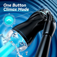 AI Interactive Sucking Male Masturbators - 7 Vibration & Suction Hands Free Pocket Pussy Male Stroker with 3D Realistic Textured, Blowjob Toy Penis Pump Adult Male Sex Toys for Men Sex Machine Black