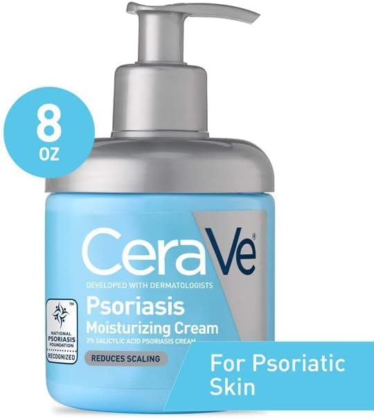 CeraVe Psoriasis Moisturizing Cream, 8 oz (Pack of 2)