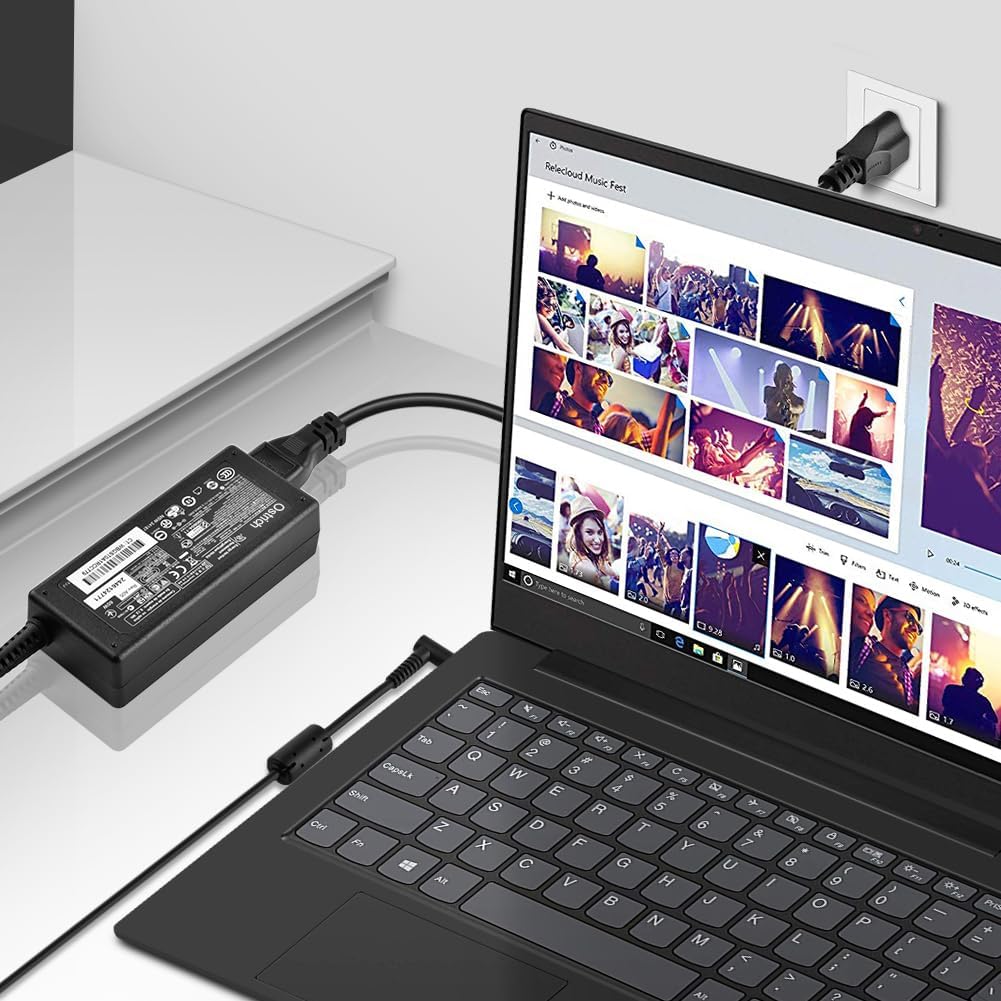 Charger Compatible with HP Laptop Computer 65W 45W Smart Blue Tip Power Adapter