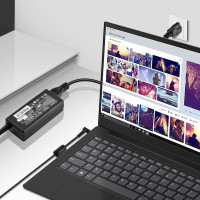 Charger Compatible with HP Laptop Computer 65W 45W Smart Blue Tip Power Adapter