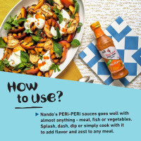 Nando's PERi-PERi Hot Sauce Variety Gift Pack - Medium, Hot, Garlic, Lemon & Herb Piri Piri Sauces | Flavorful Hot Sauce Gift Set Box | Great as Wing Sauces! Gluten Free - 9.1 oz (4 Pack) Flavorful Pack