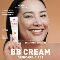 Erborian BB Cream Matte Beauty Balm SPF 20, Tone-Evening Korean Skincare Makeup Hybrid, Moisturizes & Conceals, Buildable Coverage, Natural Finish Clair (Fair/Light) 1.5 Fl Oz (Pack of 1)