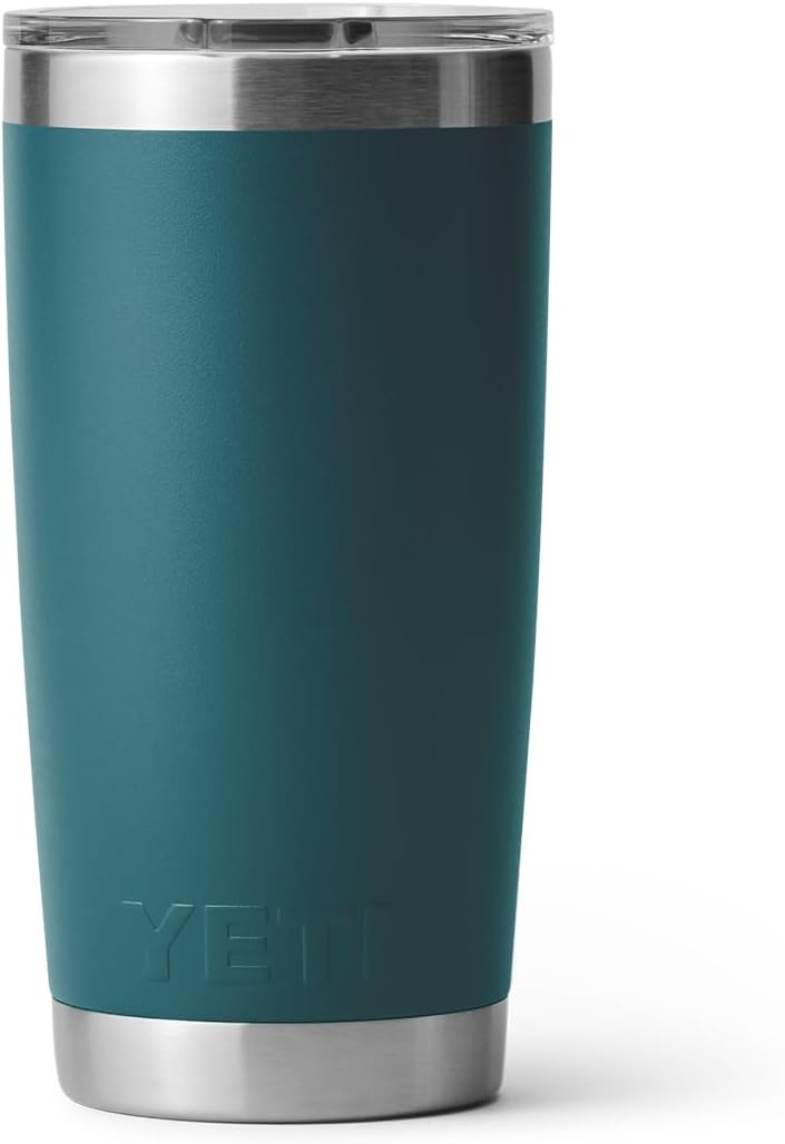 YETI Rambler 20 oz Stainless Steel Vacuum Insulated Tumbler w/MagSlider Lid Agave Teal 20 Ounces