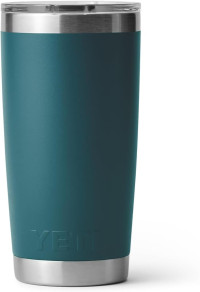 YETI Rambler 20 oz Stainless Steel Vacuum Insulated Tumbler w/MagSlider Lid Agave Teal 20 Ounces