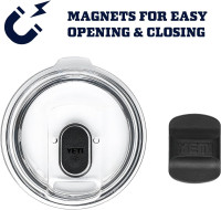 YETI Rambler 20 oz Stainless Steel Vacuum Insulated Tumbler w/MagSlider Lid Agave Teal 20 Ounces