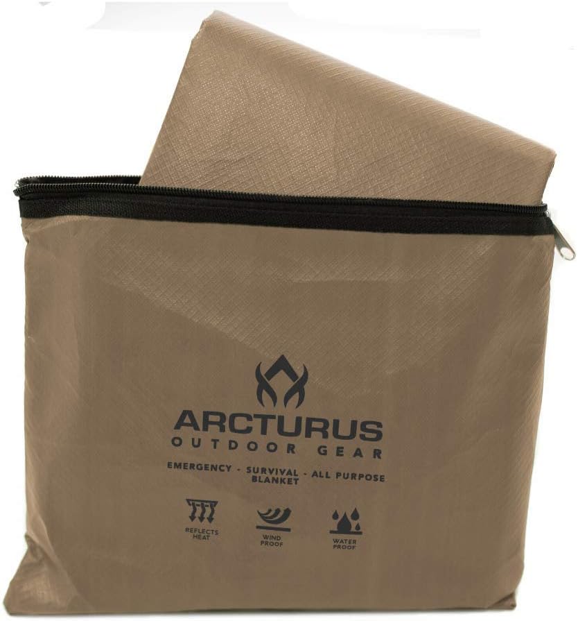 Arcturus Heavy Duty Survival Blanket – Insulated Thermal Reflective Tarp - 60