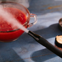 Breville BSM600SIL Smoking Gun, Handheld Food and Cocktail Smoker, Silver