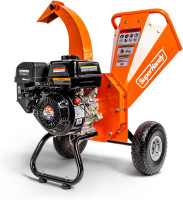 SuperHandy Mini Wood Chipper Shredder Mulcher Heavy Duty 7HP Compact Design 3