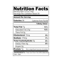 Mac's Original Cracklins Pork Rind (10 Ounce, Pack of 4) 10 Ounce (Pack of 1)