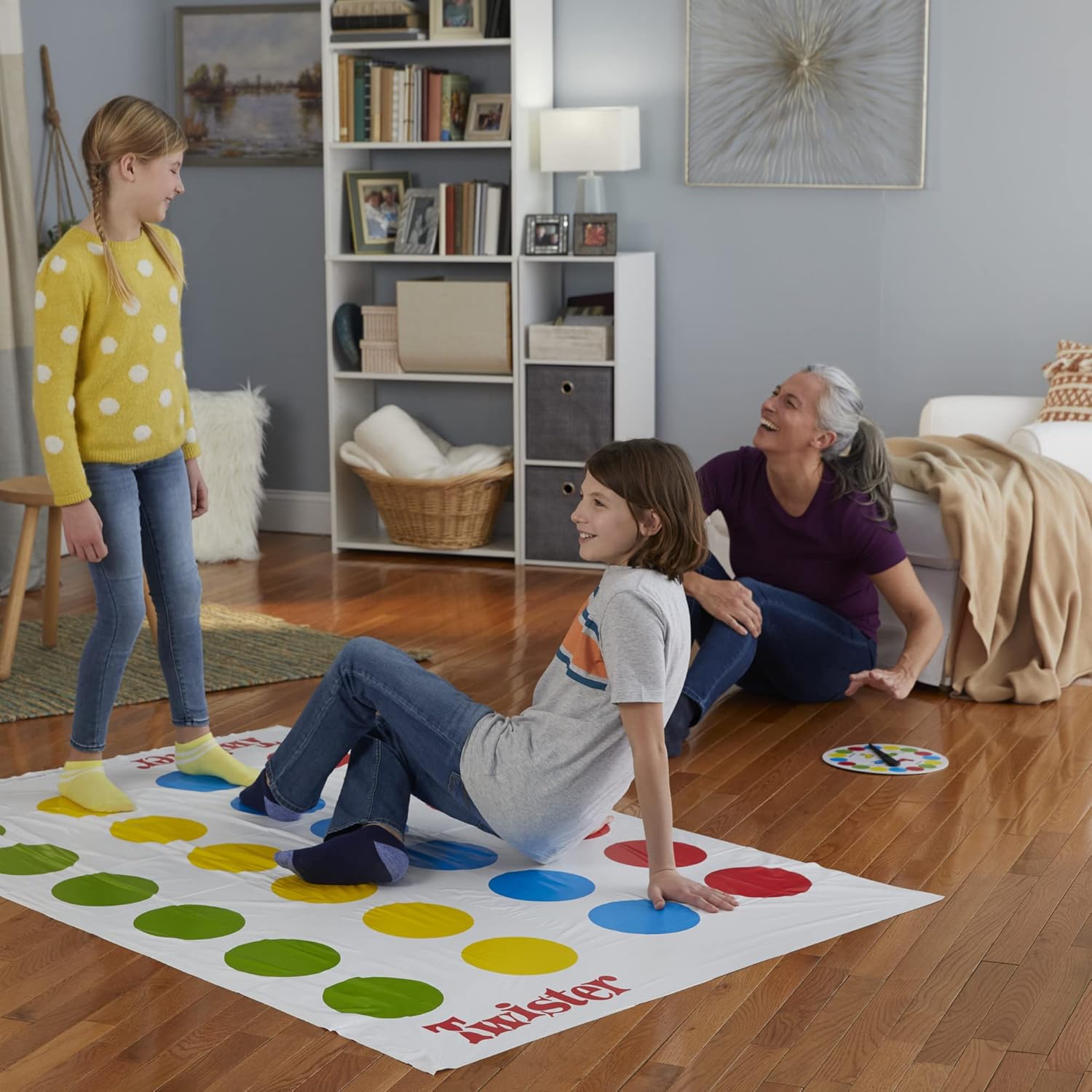 Hasbro Twister Party Classic Board Game for 2 or More Players,Indoor and Outdoor Game for Kids 6 and Up,Packaging May Vary Standard Packaging