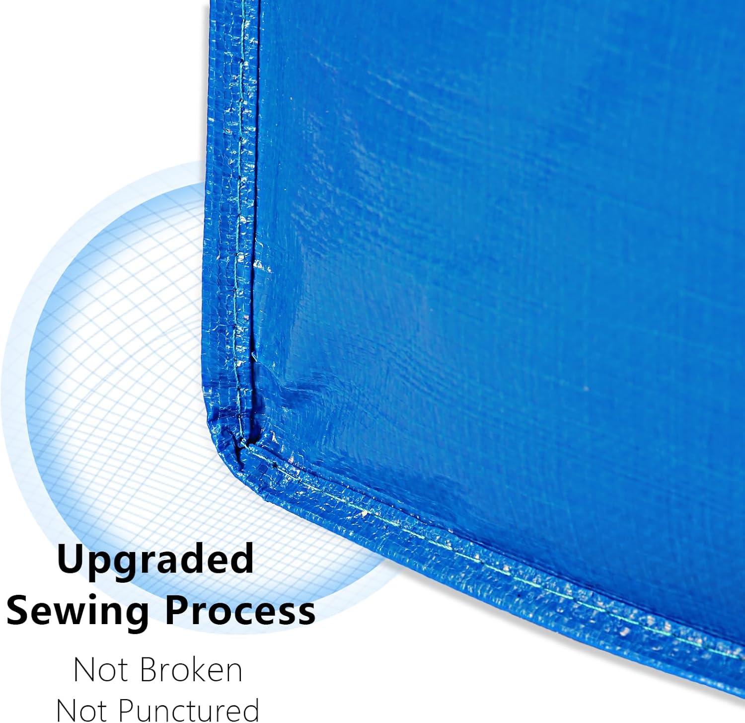4 Pack Heavy Duty Extra Large Moving Bags Storage Tote - Strong Handles& Backpack Straps - Space Saving Storage Bags Alternative to Moving Boxes and Bins,Compatible with Ikea Frakta Cart, Blue Blue 4 Pack