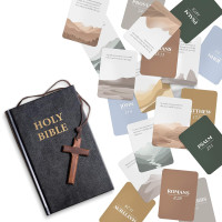 Lulu & You HIS GLORY - Bible Verse Cards - 100 Prayer Cards of 100 Most Popular Bible Verses - Scripture Cards - A Prefect Christian Gifts for Women