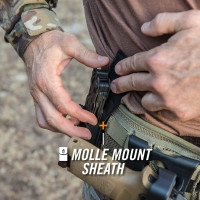 Gerber Gear Truss 17-in-1 EDC Needle Nose Pliers Multi tool - includes Pocket Knife, Screwdriver, and Bottle Opener Accessories - Gifts for Men, Fishing and Camping Gear - Black with Molle Sheath Black Molle Sheath
