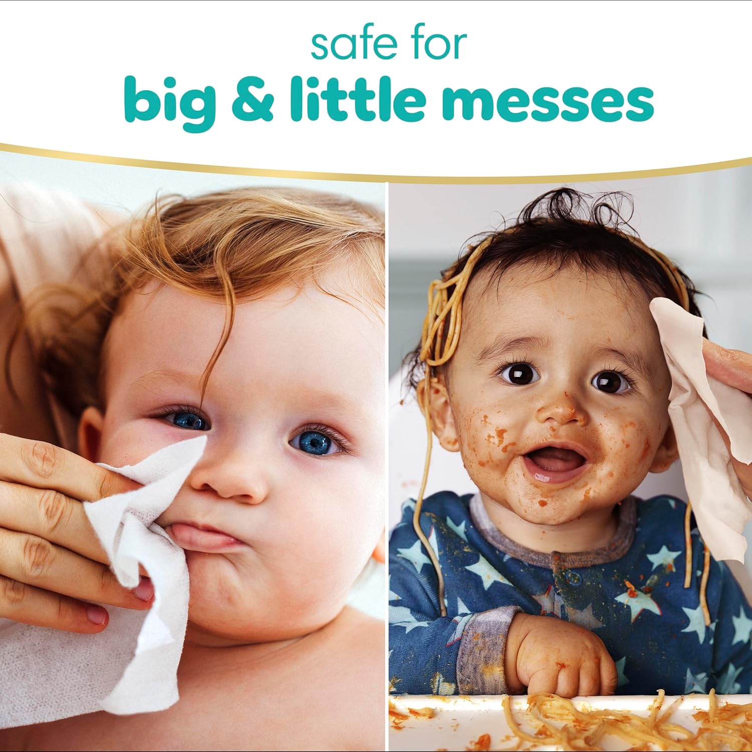 Pampers Baby Wipes Sensitive, Water Based Baby Wipes, Hypoallergenic and Unscented Baby Wipes, 56 Wipes Total (1 Flip-Top Packs) 56 Count (Pack of 1)