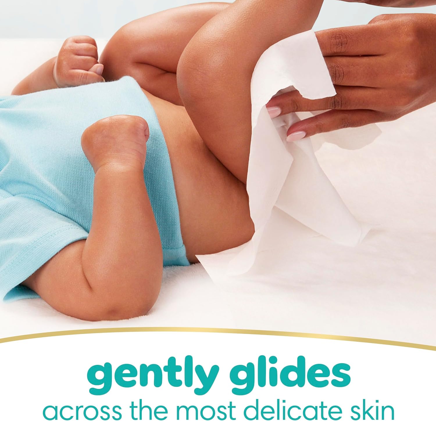 Pampers Baby Wipes Sensitive, Water Based Baby Wipes, Hypoallergenic and Unscented Baby Wipes, 56 Wipes Total (1 Flip-Top Packs) 56 Count (Pack of 1)