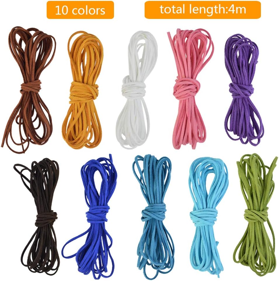 Nydotd 125Pcs Dream Catcher Making Kit, 15 Pcs Metal Rings Hoops Macrame Ring in 5 Size Gold, 100pcs 6 Styled Feathers, 10 Pcs 3 mm Faux Suede Cord for Dream Catcher Crafts Birthday Party