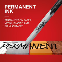 Sharpie Retractable Permanent Markers Fine Tip Marker Set Office Supplies Teacher Supplies Black 12 Count 12 Count Black