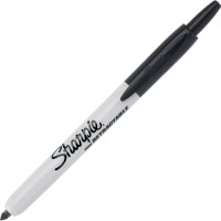 Sharpie Retractable Permanent Markers Fine Tip Marker Set Office Supplies Teacher Supplies Black 12 Count 12 Count Black
