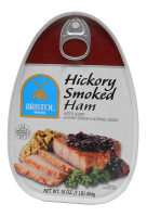 Bristol Hickory Smoked Cooked, Canned Ham - 16oz (Pack of 4)