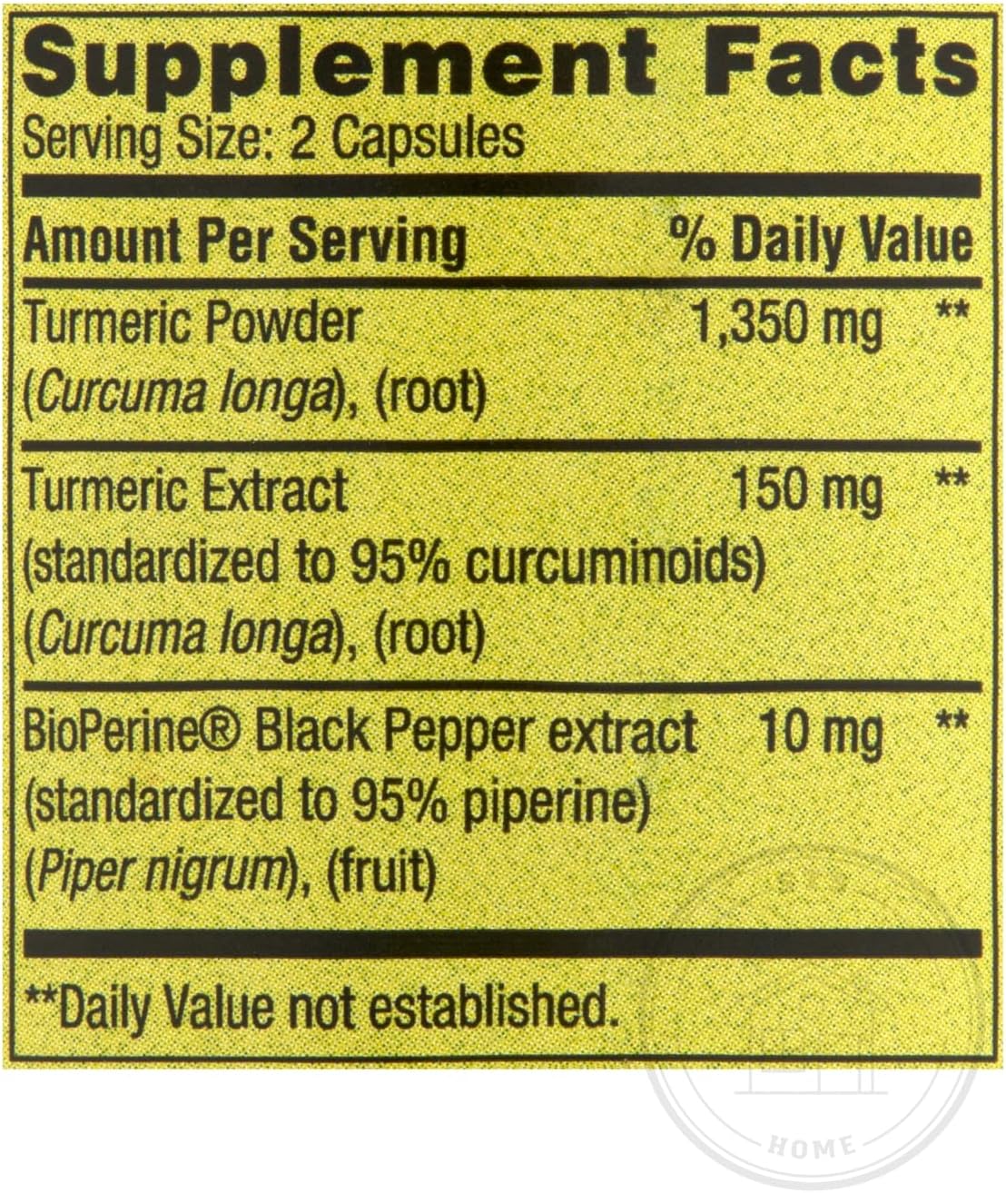 Spring Valley Turmeric Supplement | Turmeric Curcumin Supplement, Ultra Strength 1,500 mg, 90 Count + STS Sticker.