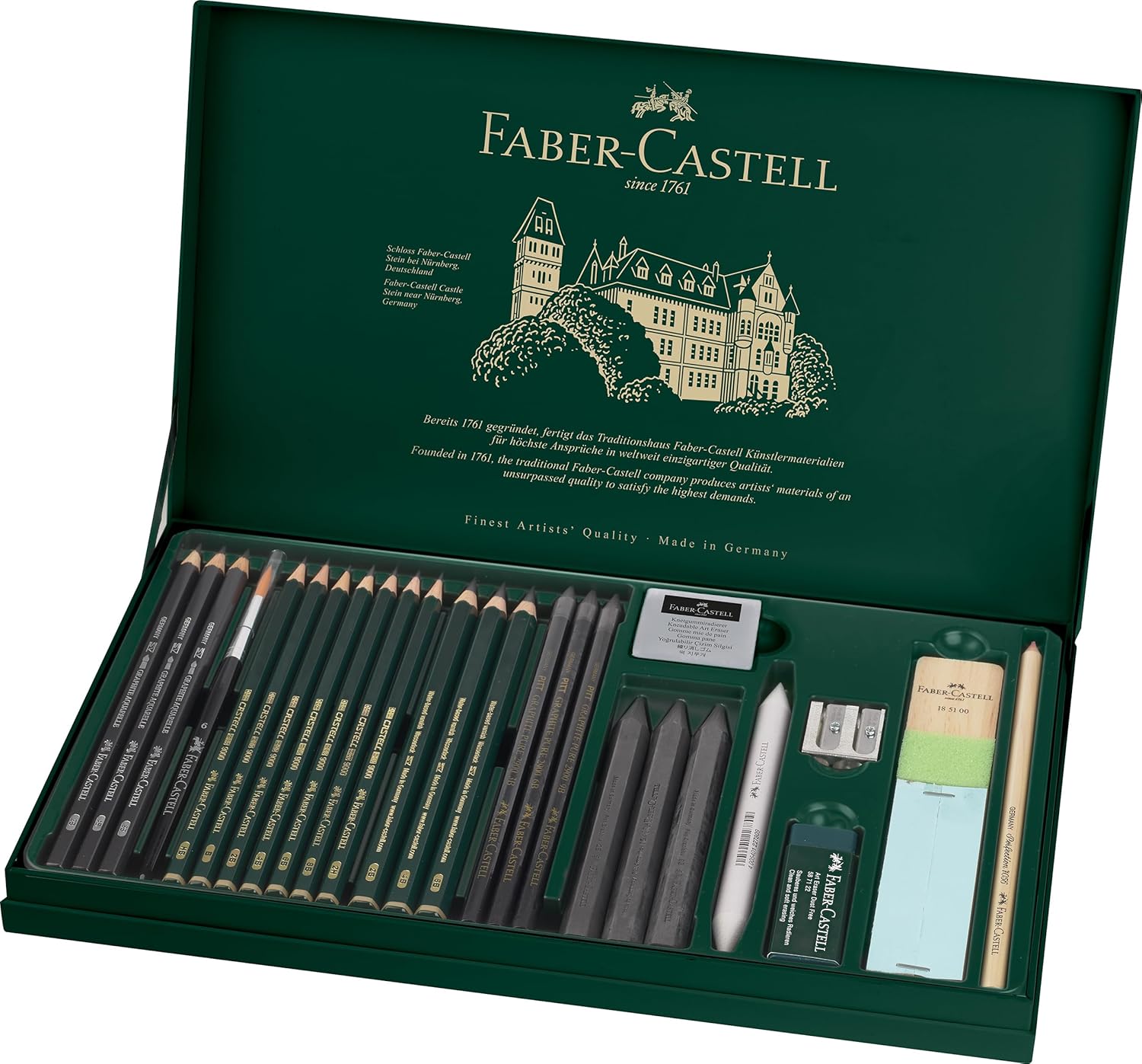 Faber-Castell 26 Piece Pitt Graphite Tin Set
