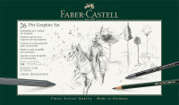 Faber-Castell 26 Piece Pitt Graphite Tin Set