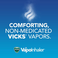 Vicks VapoInhaler, On-the-Go Portable Nasal Inhaler, Non-Medicated, With Refreshing Vicks Vapors, Menthol Scent , 2 Scented Sticks Menthol 2 Count (Pack of 1)