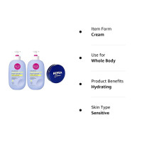 EOS Shea Better 24 Moisture Body Lotion. Vanilla Cashmere. 16 fl oz. (Pack of 2) Travel Size Body Cream 1 Oz., 3 Piece Set