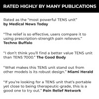 TENS 7000 Digital TENS Unit with Accessories - Muscle Stimulator Machine for Back Pain Relief, Sciatica, Neck, Nerve, Shoulder, Hip, Elbow, Muscle Pain Relief