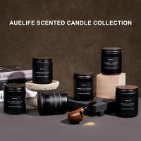 Scented Candles Set | Men Candle Set, Scented Candles for Home, Gifts for Men Aromatherapy Gift Set - 4 Pack Manly Gifts for Dad Fathers Day, Soy Candle of Leather/Smoke & Vanilla/Oak/Lavender Leather/Smoke & Vanilla/Oak/Lavender Pack of 4