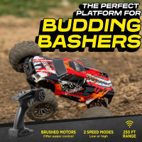 LÆGENDARY 1:10 Scale 4x4 Off-Road RC Truck - Hobby Grade Brushed Motor RC Car with Batteries, Waterproof Fast Remote Control Cars for Adults