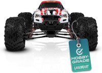 LÆGENDARY 1:10 Scale 4x4 Off-Road RC Truck - Hobby Grade Brushed Motor RC Car with Batteries, Waterproof Fast Remote Control Cars for Adults