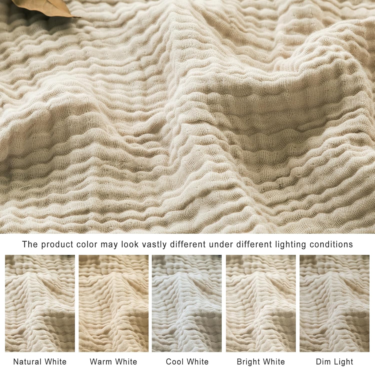 EMME Cotton Throw Blanket Large 50